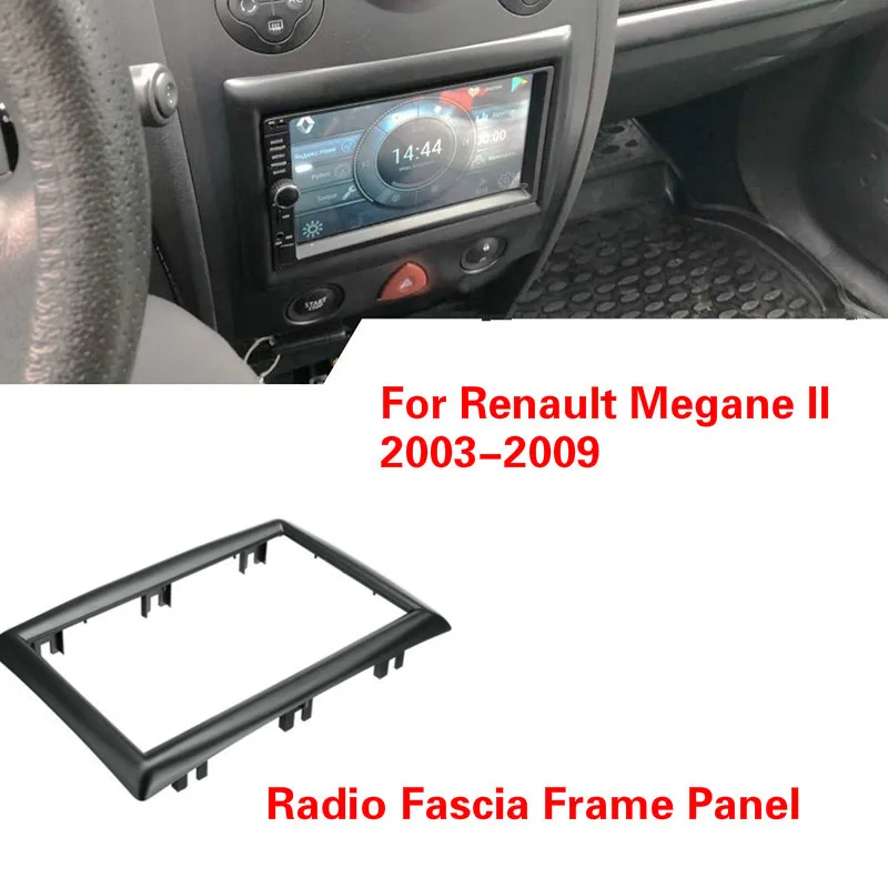 2 Din Автомобильная Стереосистема радио Fascia рамка панель Адаптер крышка отделка