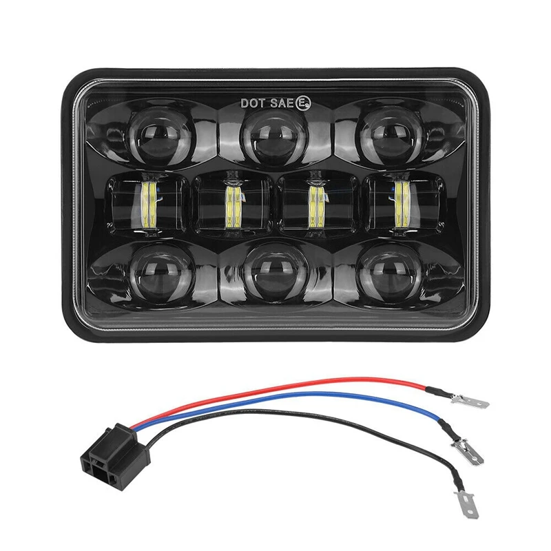 

Автомобиль модифицированные фары автомобиля светодиодный свет 120 Вт квадратном каблуке 5 дюймов (4X6) светодиодный грузовика фары Universal