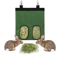 hay bag hanging pouch feeder holder feeding dispenser container for rabbit guinea pig small animals pet
