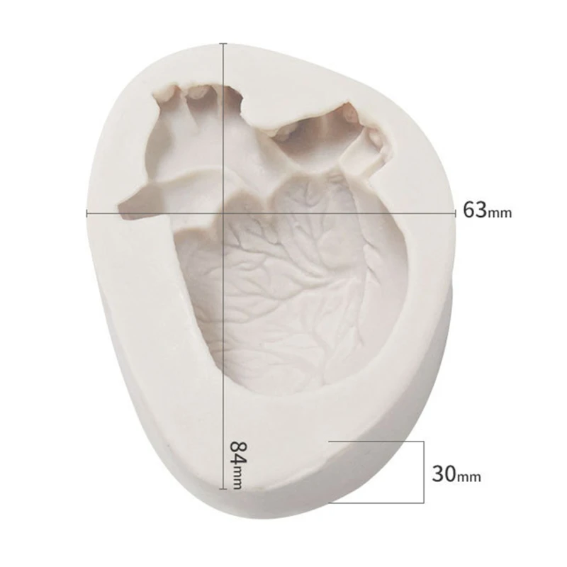 Силиконовые формы для помадки в форме мозга и сердца сделай сам форма шоколада из