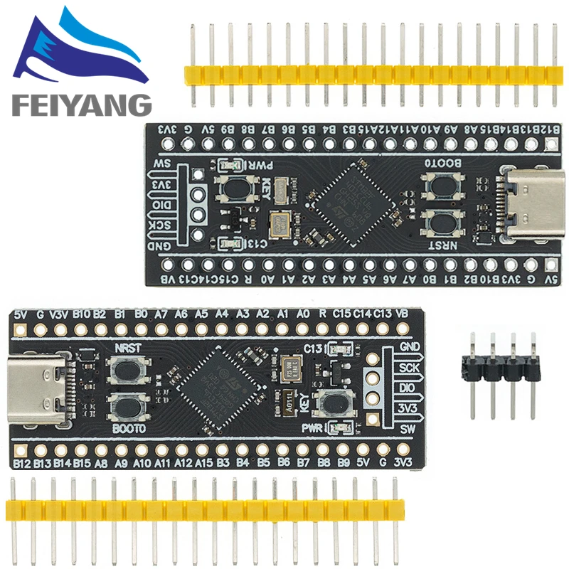 Макетная плата STM32F401 STM32F411 STM32F401CCU6 STM32F411CEU6 STM32F4 обучающая STM32F401CCU6|Интегральные