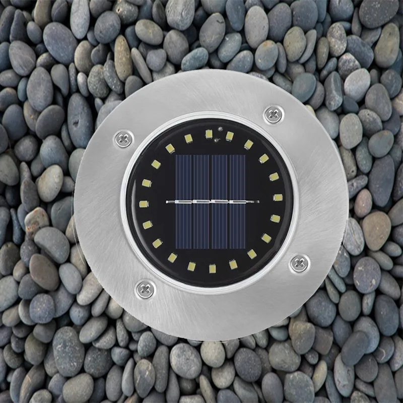 Уличный садовый светильник на солнечной батарее 20 светодиодов освещение для