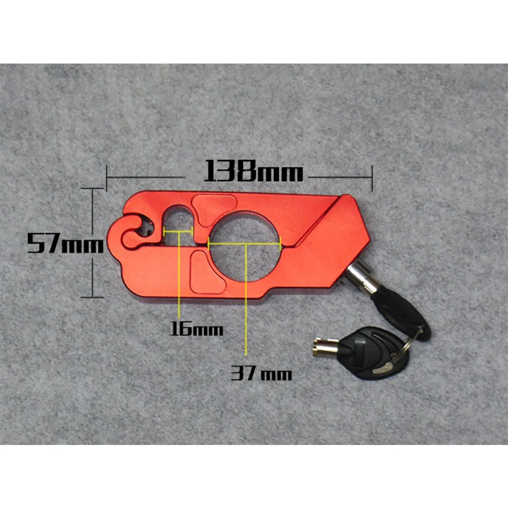 Motorcycle Anti-theft Aluminum Handle Grip Brake Lever Lock FOR YAMAHA TMAX 530 CYGNUS L FAZER8 SR400 MT-07 FZ6R FZ6N ETC. | Автомобили и