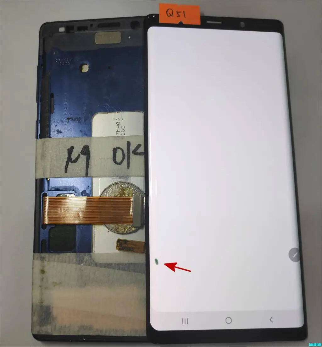 Для samsung Galaxy Note 9 ЖК-дисплей кодирующий преобразователь сенсорного экрана в сборе N960 N960F N960D N960DS ЖК-дисплей с дефектом - Цвет: Q51