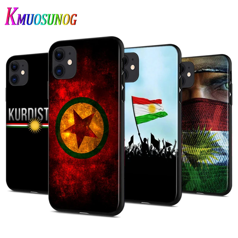 

Silicone Cover Kurdistan Flag For Apple IPhone 12 Mini 11 Pro XS MAX XR X 8 7 6S 6 Plus 5S SE Phone Case