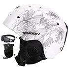 Сверхлегкий лыжный шлем MOON, шлем для катания на коньках, скейтборде, сноуборде, размер 52-64 см, сертификация CE, защитный шлем для катания на лыжах