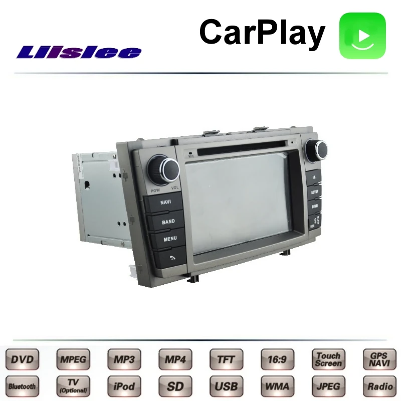 LiisLee Автомагнитола для TOYOTA Avensis T270 2009 ~ 2016 NAVI TV DVD GPS Радио Carplay оригинальный стиль