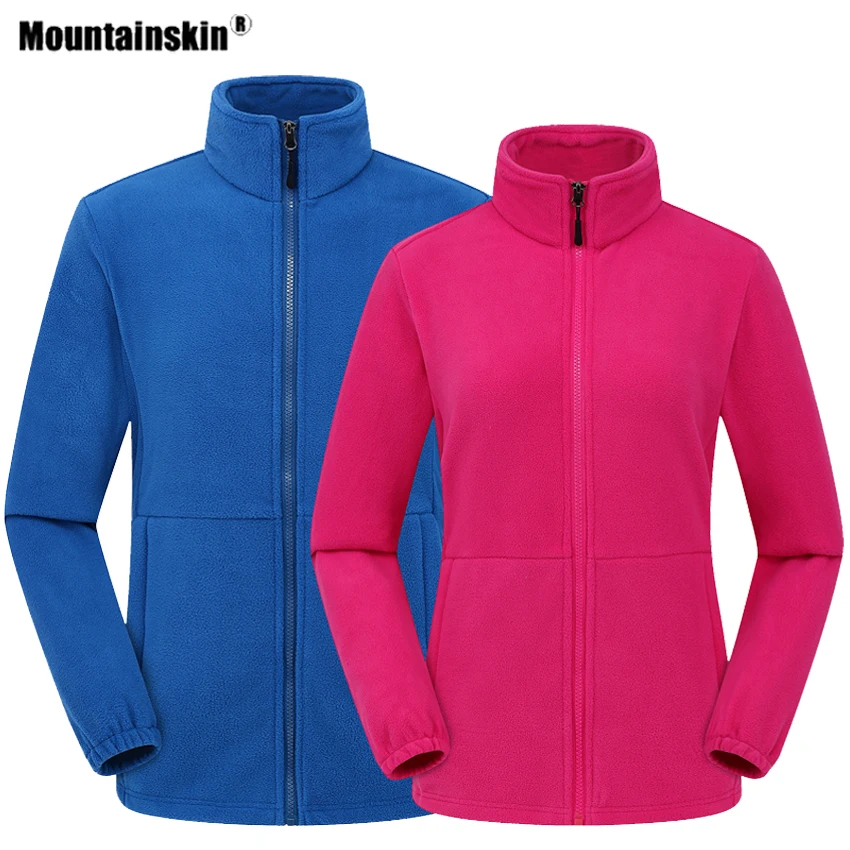 Теплая куртка Mountainskin для мужчин и женщин флисовая занятий спортом на открытом