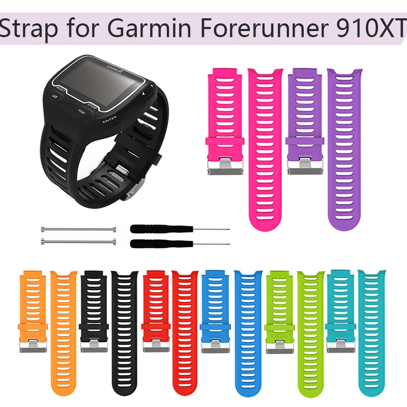 Силиконовый сменный Браслет для Garmin Forerunner 910XT Смарт часы с ремонтным