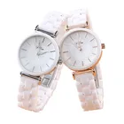 Часы женские кварцевые с керамическим браслетом, с датой