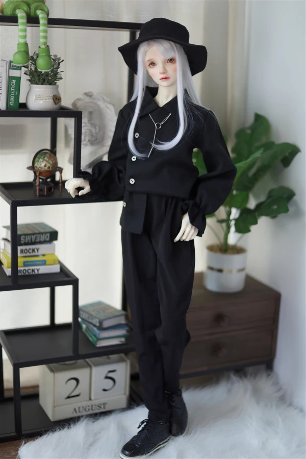 

BJD baby clothes side cover hem diagonal cut shirt 3 colors 1/4&1/3&Uncle