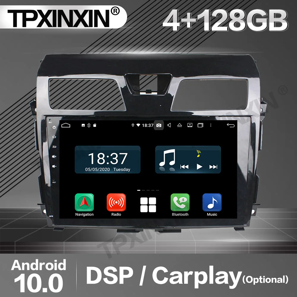 

Автомобильный радиоприемник Carplay 4 + 128G, 2 Din, стереоприемник Android для Nissan Tenna 2013, 2014, 2015, IPS, GPS-навигация, плеер, аудиоголовное устройство