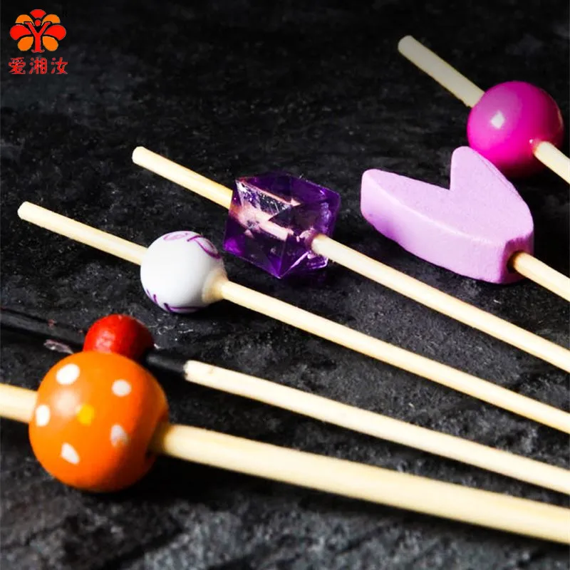 

Aixiangru Disposable Fruit Fork Toothpick Insert Creative Cocktail Decorative Flower Pick