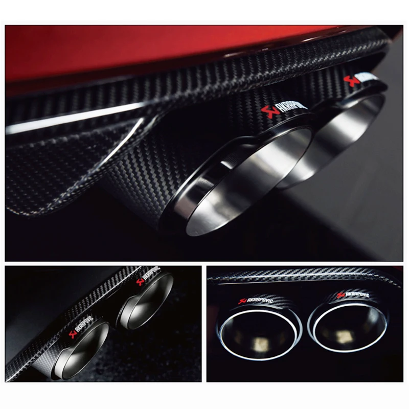 Бесплатная доставка 1 шт. Akrapovic прямая автомобильная универсальная выхлопная