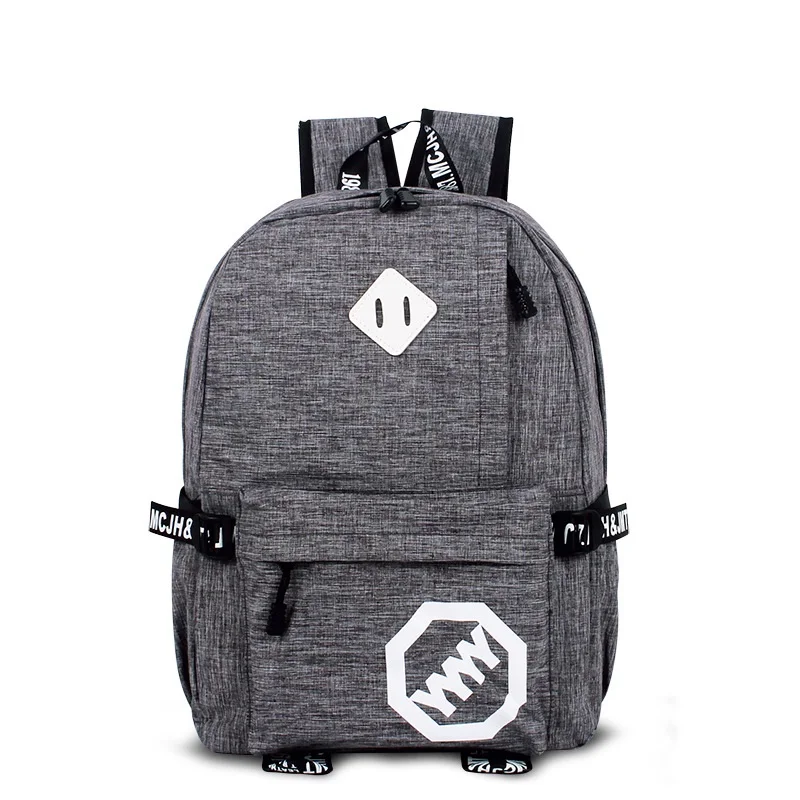 

College wind students pack male and female Korean version of schoolbag computer leisure backpacking travel backpack simplicity