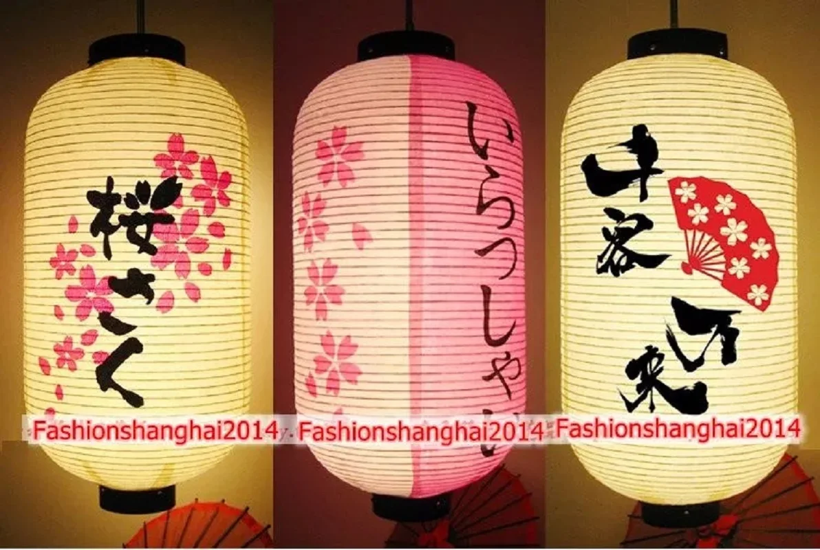 Высококачественные бумажные фонарики бамбуковые сливы хризантемы вишни длинной