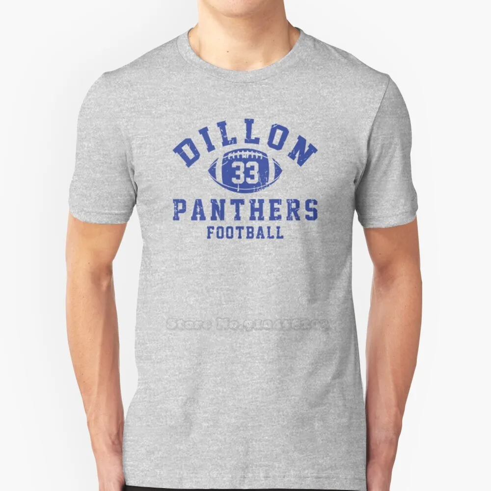 Футболка Dillon Panthers Football 33 Мужская с забавным принтом летняя повседневная футболка