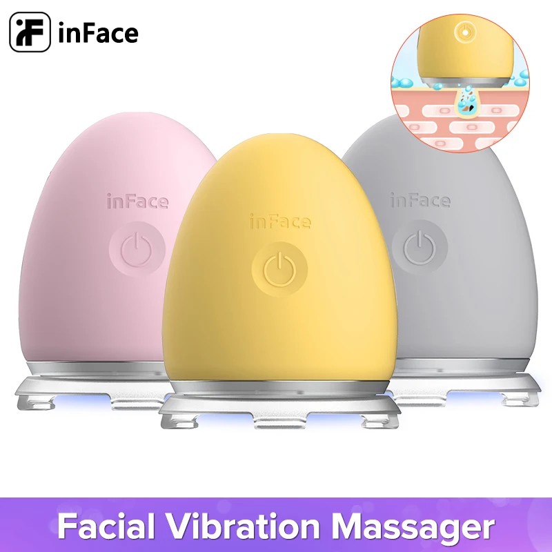 

Xiaomi InFace Facial Vibration Massage Multicolor Rejuvenation Ion Face Massager Beauty Facial Skin Care Import Export