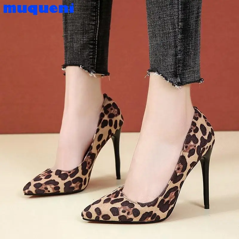 

Shoes Leopard Women Pumps High Heels Shoes Women Designer Shoes Stiletto Women Heels Ladies Sexy Party Shoes Female Pump