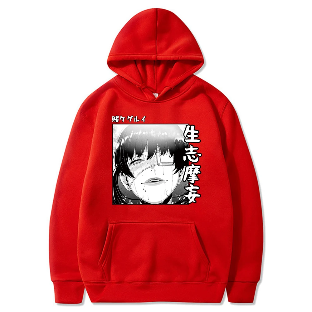 

Anime Kakegurui Hoodie Men/women Midari Ikishima Printed Long Sleeve Hoodies Sweatshirt Tops