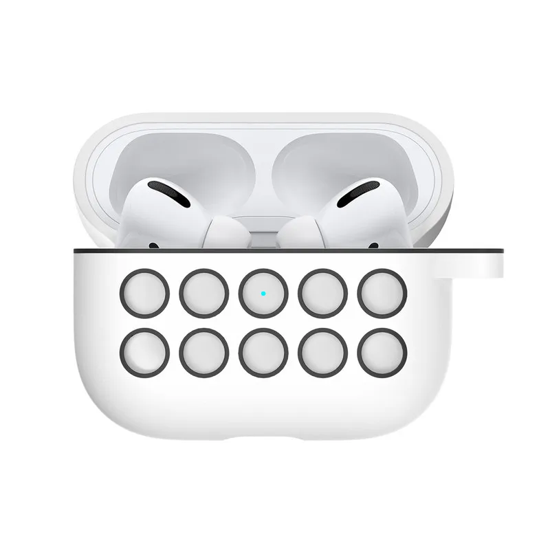 Силиконовый защитный чехол для наушников Airpods Pro3 зарядного устройства