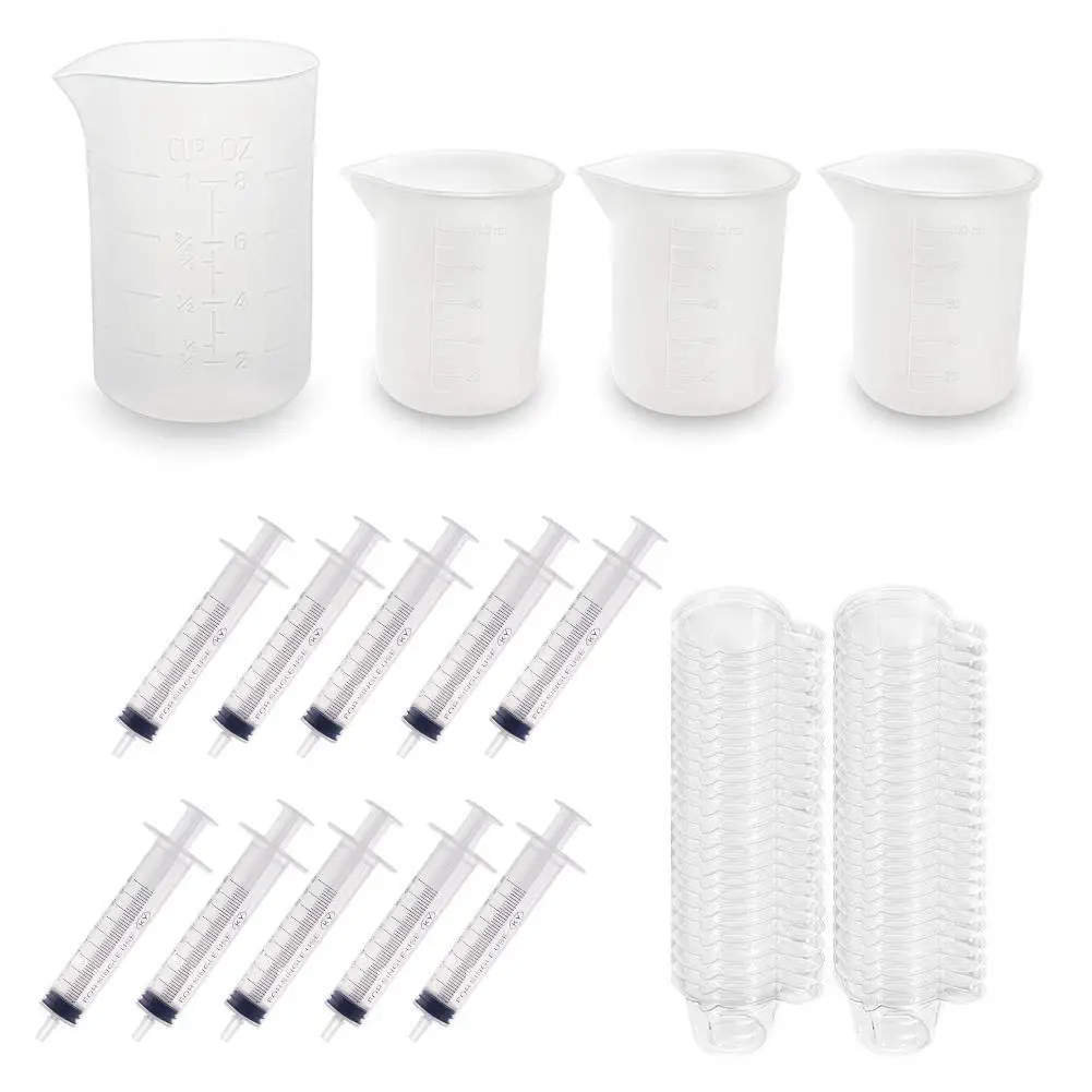 Одноразовый силиконовый мерный стакан 100/250 мл | Дом и сад