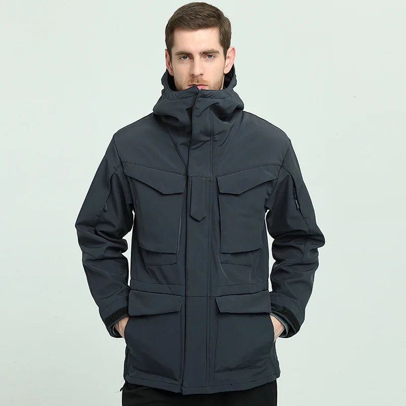 2019 армейские вентиляторы Свободное пальто мужские зимние походные куртки