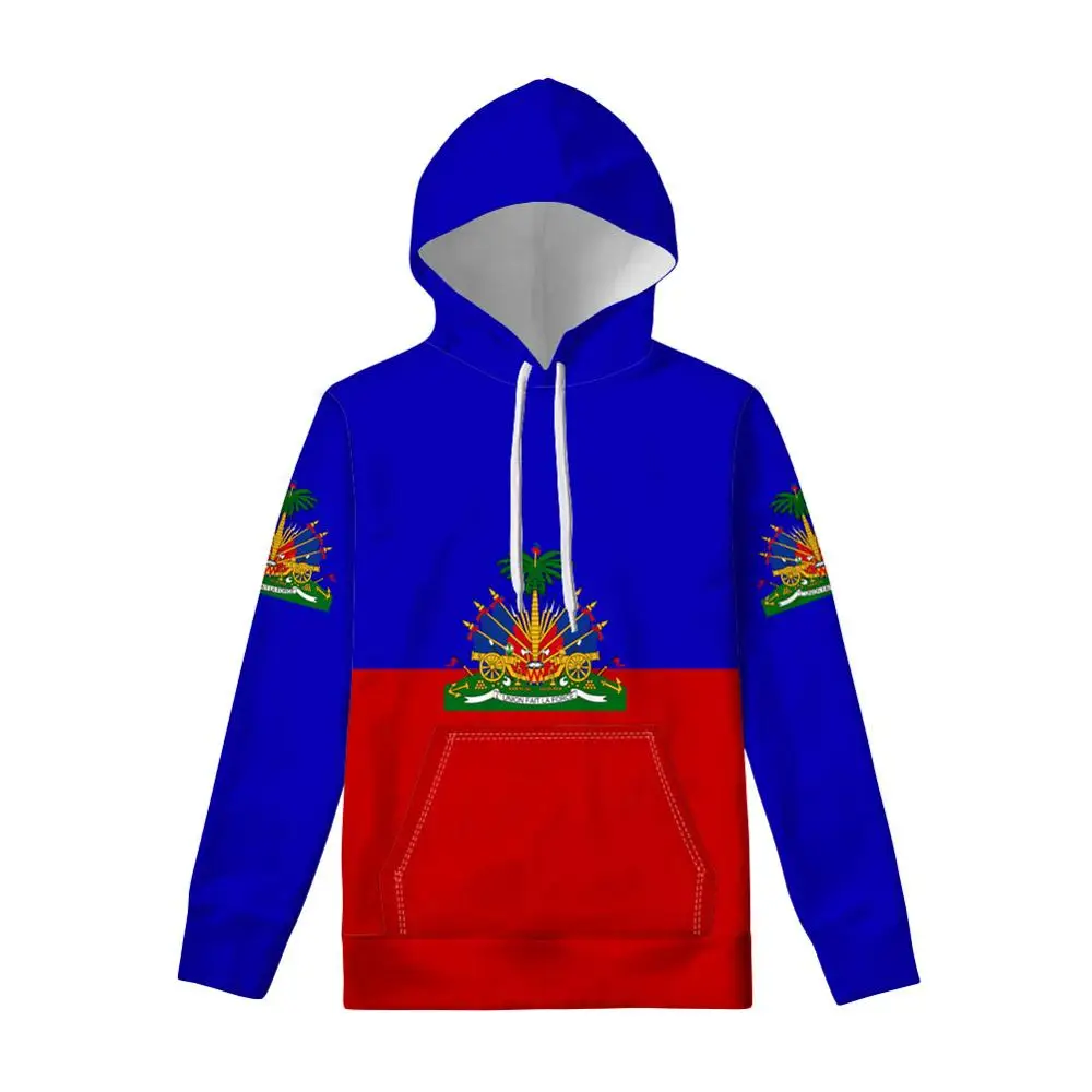 

HAITI pullover diy free custom name number hti sweatshirt nation flag country ht french haitian college print photo clothes