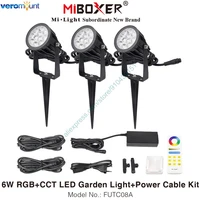 miboxer futc08a 6w rgbcct led garden lightdc24v led power supply cable connectorfut088 2 4g wireless remote complete kit