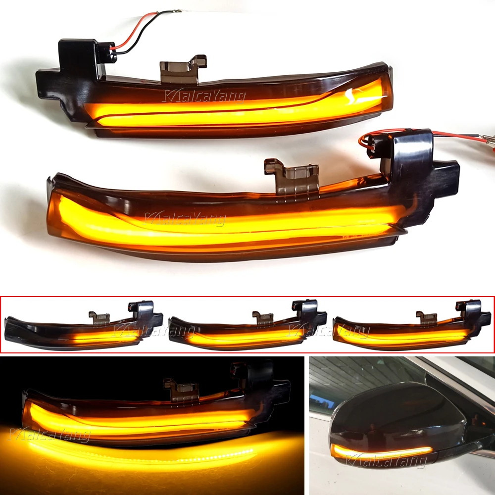 

2x For Volvo V40 CC II V60 S60 2011-2018 S80 V70 III LED Dynamic Turn Signal Light Side Mirror Arrow Sequential Flasher Repeater