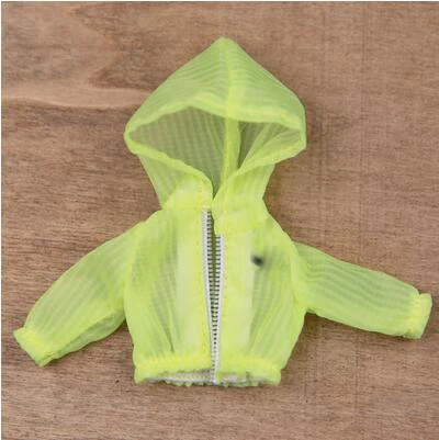 B M0087 детская игрушка ручной работы 1/12 ob11 кукла blyth BJD/Аксессуары для кукол SD GSC цветная Солнцезащитная одежда с капюшоном 1 шт - Цвет: B