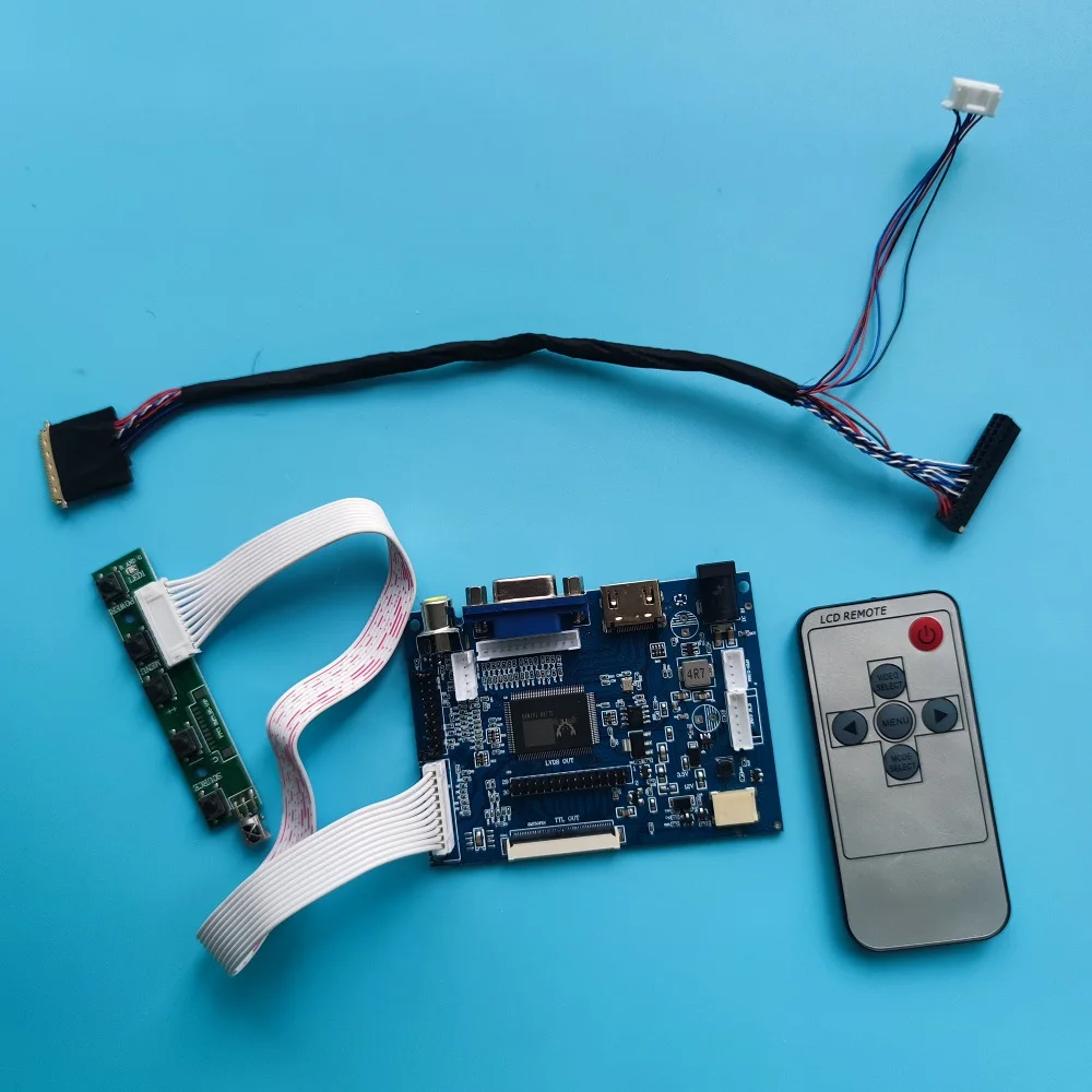 

Kit For LTN156AT24-401/501/801/B01/C01/F01 1366*768 40Pin 15.6" LVDS WLED LCD screen VGA+2AV controller board HDMI-compatible