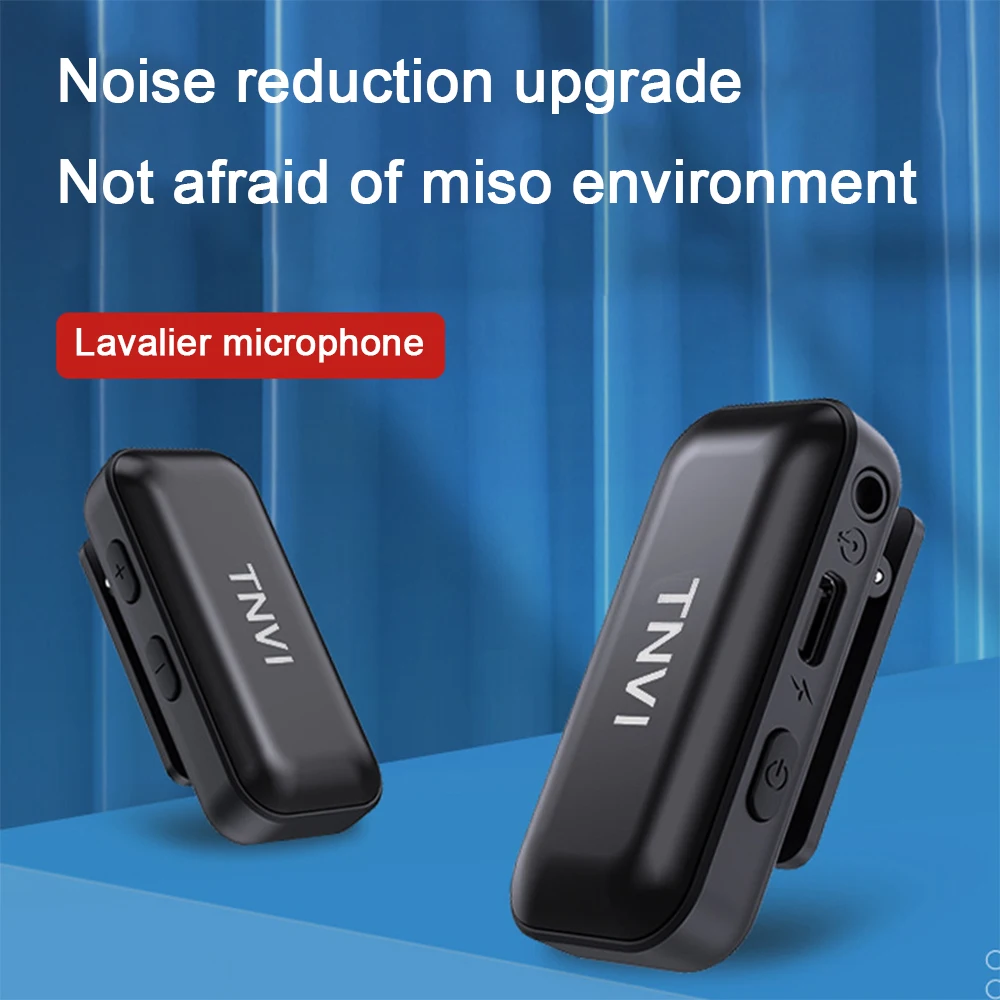 

Portable Wireless Lavalier Microphone System 3.5MMUSB Ultra-Long Distance Intelligent Noise Reduction Low Latency Live Radio Mic