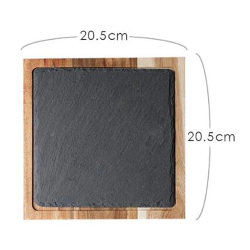 

Solid Wood Round Dinner Plates Snack Fruit Dry Fruit Plate High-Quality Handmade Sushi Tea Tray Dessert Dinner Plate Tableware