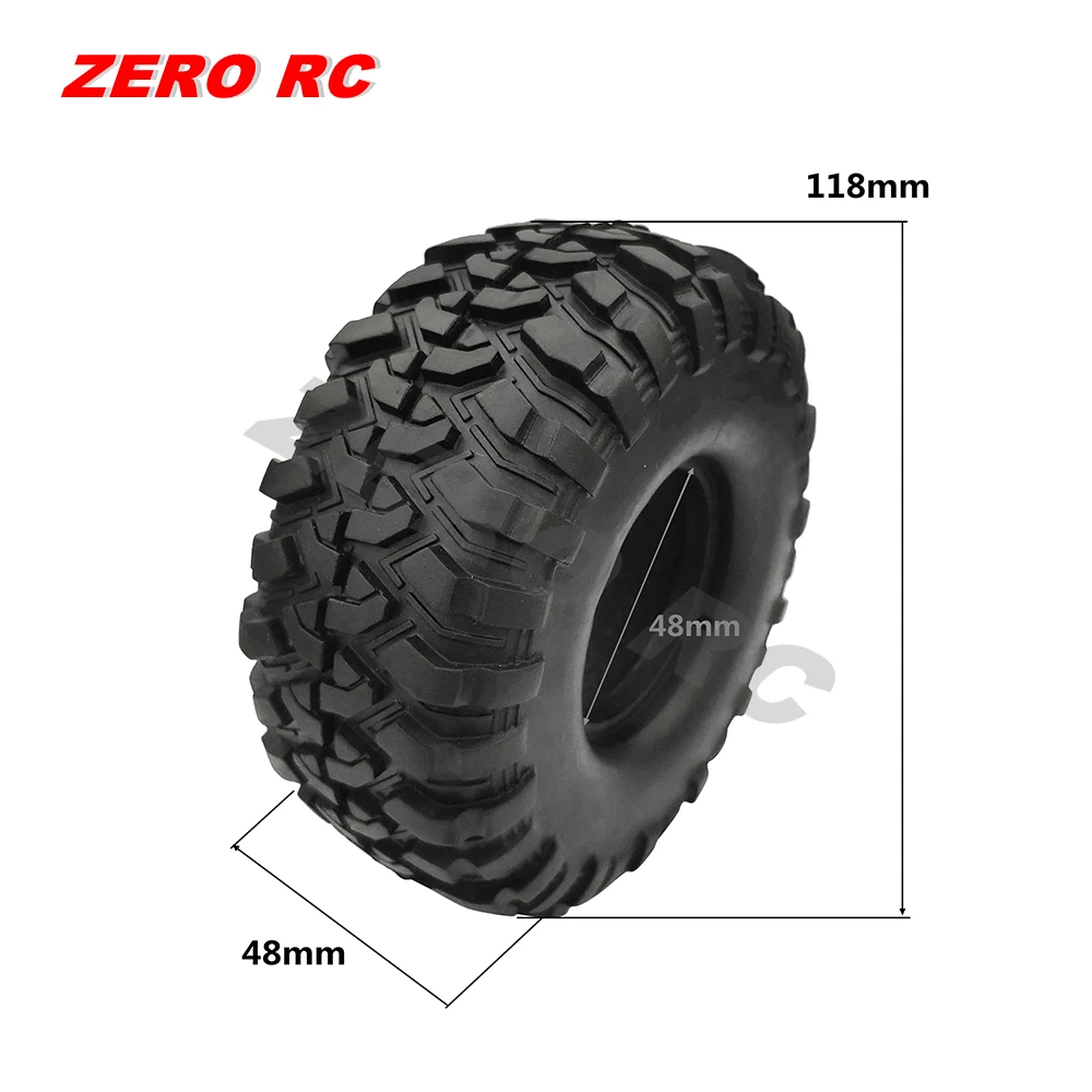 4 шт. 118 мм шины ROCK для внедорожников радиоуправляемая автомобиль 1 9 дюйма шина 1:1