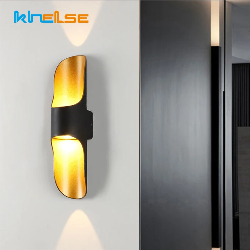 Современный наружный светодиодный настенный светильник водонепроницаемый для