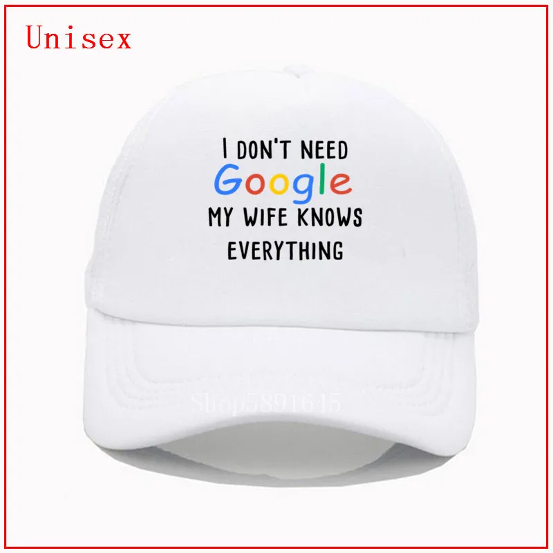 Вышитая шляпа Basball мне не нужен google моя жена знает все вышитые кепки регулируемые