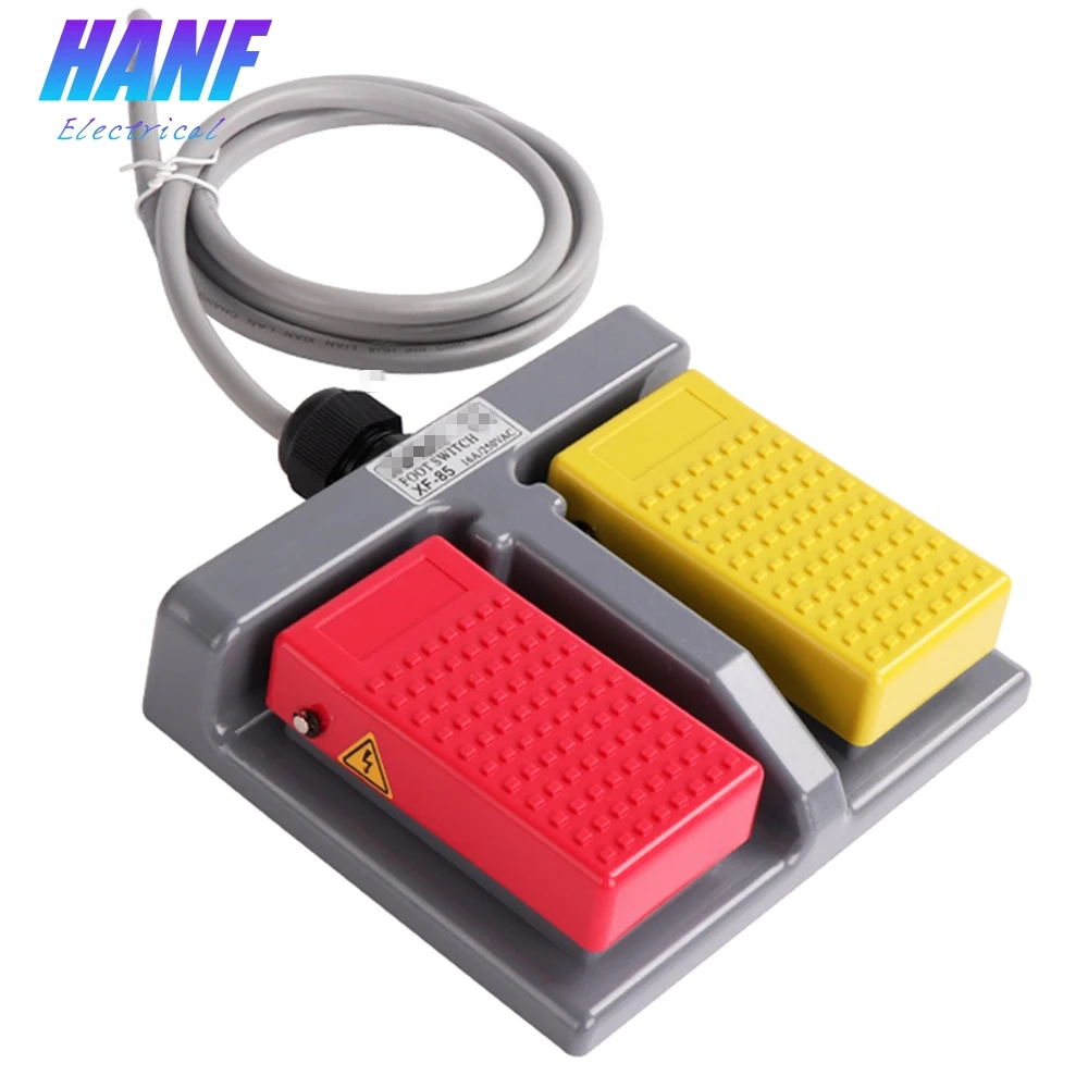 1 шт. пластиковый ножной переключатель бесконечная двойная педаль дуплексный