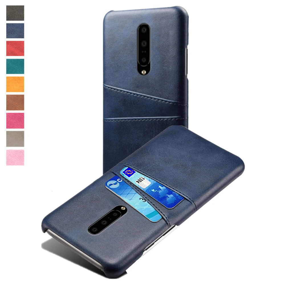 

Card Wallet Phone Back Cover For OnePlus 7 Pro 5G 7T Funda Retro Slim PU Leather Case For One Plus 7t 7 Pro 1+7pro 1+ 7tPro Capa