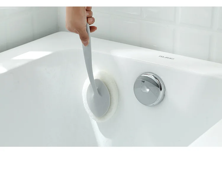 Бытовая губчатая щетка с длинной ручкой для пола нано губка Волшебная стеклянная