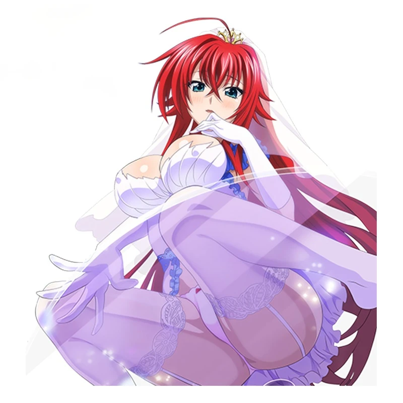 

13cm Sexy Uniform Girl Decal 3D High School DxD Waterproof Car Sticker Rias Gremory Vinyl Waterproof JDM Car Styling