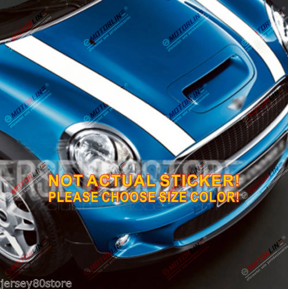 Наклейка на капот автомобиля сделай сам 120 см x 15 см|Наклейки автомобиль| |