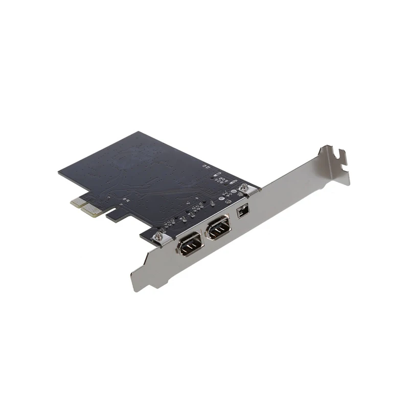 Плата PCI-E Express FireWire 1394a IEEE1394 с низкопрофильным кронштейном в наличии США |
