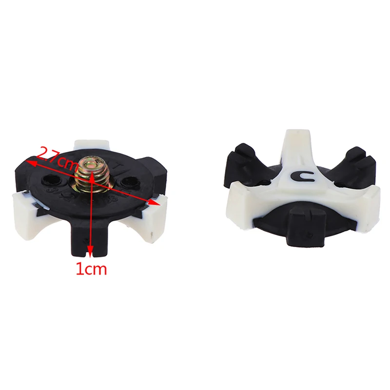 

14Pcs /Lot Golf Training Aids Black+WhiteRubber Golf Spikes Pins 1/4 Turn Fast Twist Shoe Spikes Replacement Accessories