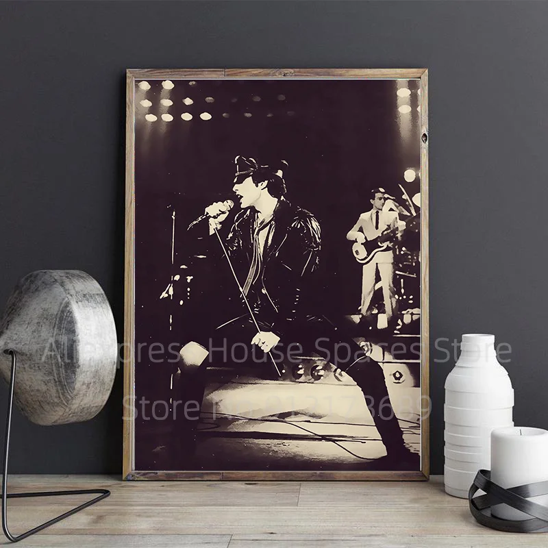 Плакат с группой Queen настенное искусство богемная рапсодия Фредди Меркьюри рок