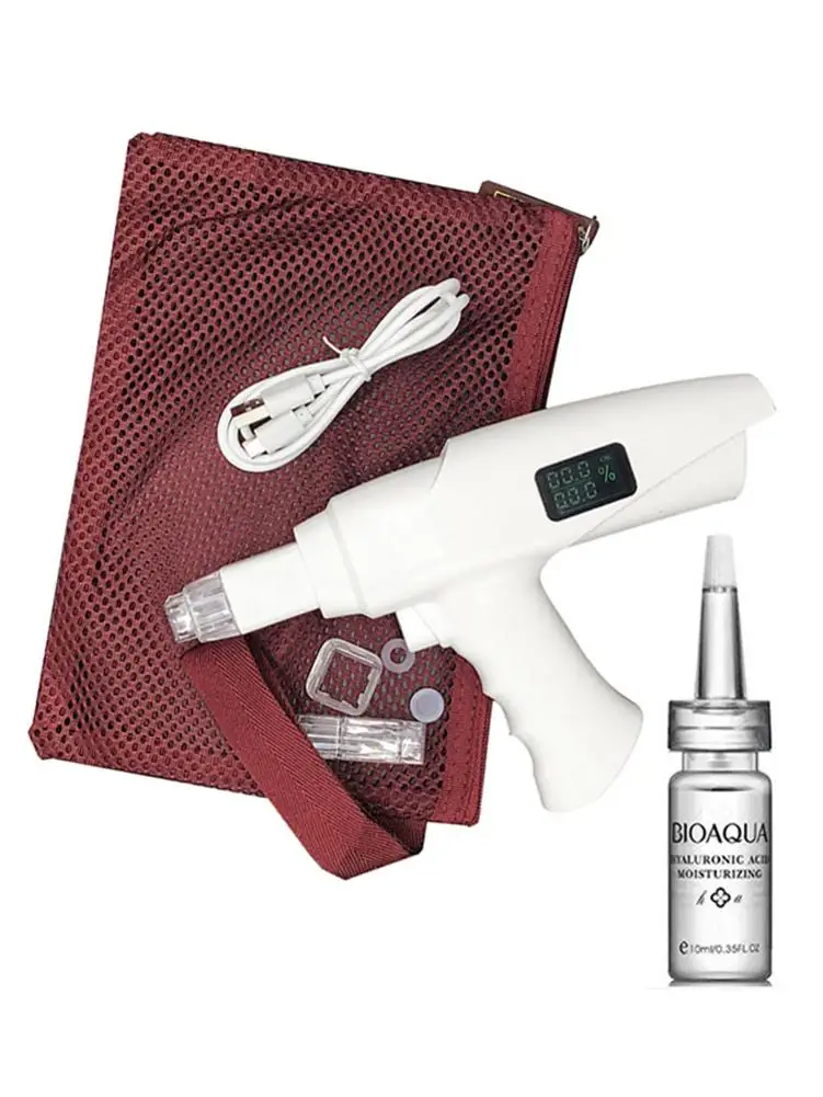 Mesotherapy Gun Vanadium Titanium Microcrystal Machine High Pressure Facial Restoration Meso Moisturizing Skin Care Tool |