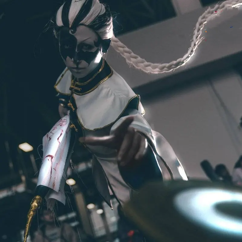 Masculina e Feminina Completo de Jogos de Identidade Preto e Branco Fantasia de Halloween Fantasia Conjunto an Cooler Wujiu Cosplay Imperdível v Xie bi