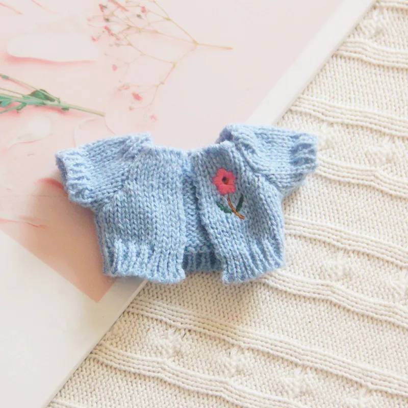

20cm Plush Doll's Clothes Outfit Accessories for Korea Kpop EXO Idol Dolls Knitted hat pants Clothing Fans Gift Collection