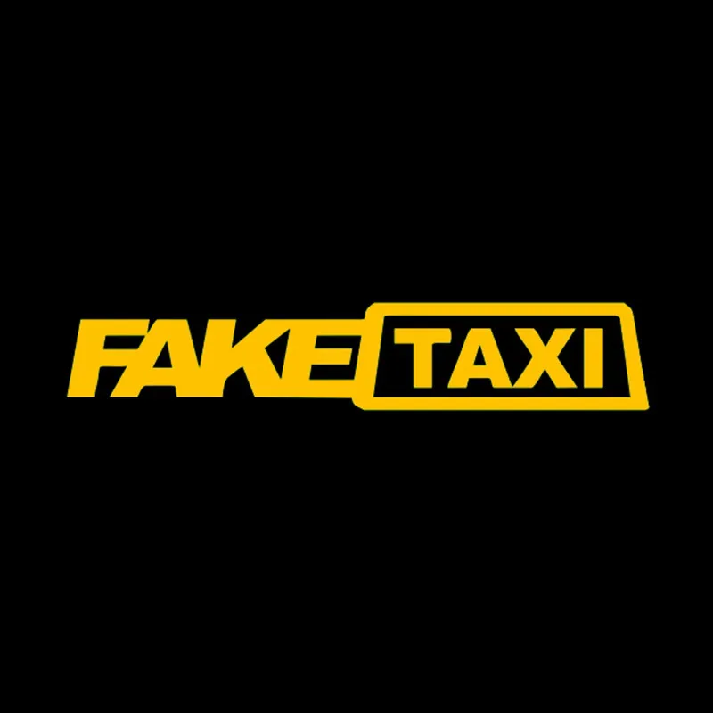 

Fake Taxi Car Stickers Auto Decals Removable Reflective Waterproof Sunscreen Anti-UV Fashion Pvc 10.8cm X 59cm
