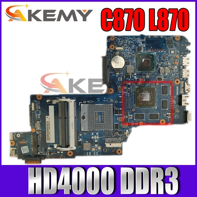 

Материнская плата AKEMY H000041510 для ноутбука Toshiba Satellite C870 L870 17,3 дюйма, Гарантия 60 дней